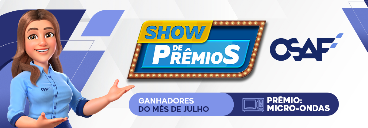 Ganhadores do mês de Julho/2024