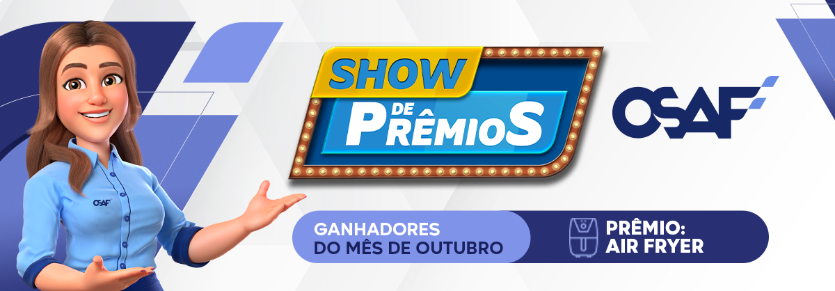 Ganhadores do mês de Outubro/2024